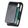 Case IQos Fashion Leather Black