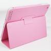 PINK LEATHER FLIP CASE COVER FOR APPLE  iPad II / new iPad/ iPad 4