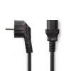 Power Cable | Schuko Male Angled - IEC-320-C13 | 3.0 m | Black Article code: CEGP10000BK30