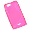 Sony Xperia J St26i ΤPU Gel Case S-Line Pink