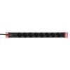 Techly I-CASE STRIP-81UDIT πολύπριζο Rack 19 "Power Strip 8 Outlets Schuko Plug