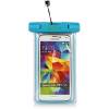 Αδιάβροχη θήκη για κινητά / mp3 έως 5.7 intses - Μπλέ Transparent Waterproof Case for various mobile phones (OEM)