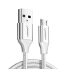 Ugreen Braided USB 2.0 to micro USB Cable Λευκό 1m (60151)