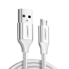 Ugreen Braided USB 2 to micro USB Cable Λευκό 1m (60151)