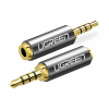 Ugreen Μετατροπέας 2.5mm male σε 3.5mm female Γκρι (20501) Ugreen Μετατροπέας 2.5mm male σε 3.5mm female Γκρι (20501)