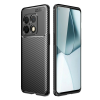 Ancus AutoFocus Carbon Fiber Back Cover Σιλικόνης Μαύρο (OnePlus 10 Pro)