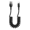 Mcdodo Omega CA-6420 Spiral USB 2.0 Cable USB-C male - USB-A male Μαύρο 1.8m (CA-6420)
