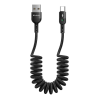 Mcdodo Omega CA-6420 Spiral USB 2 Cable USB-C male - USB-A male Μαύρο 1.8m (CA-6420) Mcdodo Omega CA-6420 Spiral USB 2 Cable USB-C male - USB-A male Μαύρο 1.8m (CA-6420)