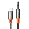 Mcdodo CA-0820 Braided USB 2 Cable USB-C male - 3.5mm male Μαύρο 1.2m Mcdodo CA-0820 Braided USB 2 Cable USB-C male - 3.5mm male Μαύρο 1.2m