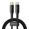 Mcdodo CA-3460 Braided USB 2.0 Cable USB-C male - USB-C male 100W Μαύρο 1.2m