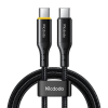 Mcdodo CA-3460 Braided USB 2.0 Cable USB-C male - USB-C male 100W Black 1.2m