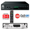 DM DVB-T2 Ψηφιακός Δέκτης Mpeg-4 HD (720p) με Λειτουργία PVR (Εγγραφή σε USB) Σύνδεσεις SCART / HDMI / USB