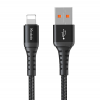 Mcdodo CA-2261 Braided USB-A to Lightning Cable Μαύρο 1m Mcdodo CA-2261 Braided USB-A to Lightning Cable Μαύρο 1m