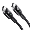 Mcdodo Braided USB 2 Cable USB-C male - USB-C male Μαύρο 1.8m (CA-7860) Mcdodo Braided USB 2 Cable USB-C male - USB-C male Μαύρο 1.8m (CA-7860)