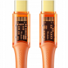 Mcdodo USB 2.0 Cable USB-C male - USB-C 100W Πορτοκαλί 1.2m (CA-2111)