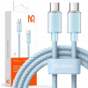 Mcdodo Braided USB 2.0 Cable USB-C male - USB-C 100W  1m (CA-3671)