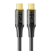 Mcdodo USB 2.0 Cable USB-C male - USB-C 100W Μαύρο 1.2m (CA-2110)