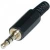 Βύσμα 3,5mm jack, με προστασία καλωδίου Βύσμα 3,5mm jack, με προστασία καλωδίου