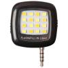 SELFIE LED φωτισμός με – 3,5mm - Μαύρο SELFIE LED φωτισμός με – 3,5mm - Μαύρο
