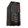 Case Gamer W1 Midi ATX Red