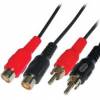 Cable 2 x RCA male to 2 x RCA female 10m CABLE-451/10 (OEM)