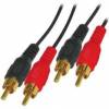 Cable 2 x RCA male to 2 x RCA male 1.5m CABLE-612 (OEM)