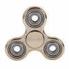 BLCR Three-Spinner Fidget Toy Metal 3 minute EDC Hand Spinner for Autism and ADHD Gold/Silver