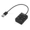 2-In-1 USB 2 / Micro USB OTG SD / TF Card Reader + USB 2 2-Port Hub - Black Cwxuan