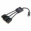 1-to-3 Micro USB to USB Hub Splitter OTG  - Only for charging