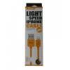 CABLE GFUN USB  DATA/LIGHTING IPHONE COMPATIBLE YELLOW 78-LIGYL