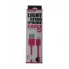 CABLE GFUN USB  DATA/LIGHTING IPHONE COMPATIBLE PINK 78-LIGPN