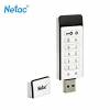 Original Netac U618 USB2.0 Flash Drive 16GB Keypad Lock AES 256-bit