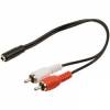 Καλώδιο 2x RCA αρσ - 1x 3,5mm θηλ., VLAP 22255B 0.20 Καλώδιο 2x RCA αρσ - 1x 3,5mm θηλ., VLAP 22255B 0.20