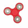 BLCR Three-Spinner Fidget Toy Plastic 3 minute EDC Hand Spinner for Autism and ADHD Red