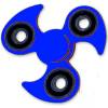 BLCR Tri-Spinner Fidget Toy EDC Plastic 3 minute  Hand Spinner "Ninja Claw" for Autism and ADHD Blue/Black