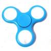 BLCR Tri-Spinner Fidget Toy EDC Plastic 3 minute  Hand Spinner for Autism and ADHD Led Light Blue