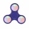 BLCR Tri-Spinner Fidget Toy EDC Plastic 3 minute  Hand Spinner for Autism and ADHD Led Blue