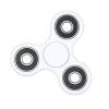 BLCR Three-Spinner Fidget Toy Plastic 3 minute EDC Hand Spinner for Autism and ADHD Phosphorus White