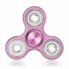 BLCR Three-Spinner Fidget Toy Aluminium Alloy 3 Minute EDC Hand Spinner for Autism and ADHD Lilac/Silver