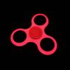 BLCR Tri-Spinner Fidget Toy EDC Plastic 3 minute  Hand Spinner for Autism and ADHD Phosphorus Pink