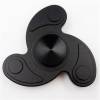 BLCR Three-Spinner Fidget Toy "Whirlwind" Metal 4 minute EDC Hand Spinner for Autism and ADHD Black