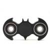 BLCR Three-Spinner Fidget Toy "BATMAN" Plastic 1 Minute EDC Hand Spinner for Autism and ADHD Black