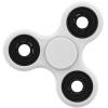 BLCR Three-Spinner Fidget Toy Plastic 1 Minute EDC Hand Spinner for Autism and ADHD White