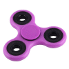 BLCR Three-Spinner Fidget Toy Plastic 1 Minute EDC Hand Spinner for Autism and ADHD Purple