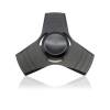 BLCR Three-Spinner Fidget Toy "Tri Star " Titanium Alloy 3 minute EDC Hand Spinner for Autism and ADHD Black