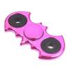 BLCR Three-Spinner Fidget Toy "BATMAN" Plastic 2 Minute EDC Hand Spinner for Autism and ADHD PINK