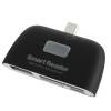 OTG Smart Reader / SDHC / MS / MMC / M2 / TF / U Flash Disk - Black