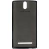 Original Silicone Back Case for MLS iQTalk S8 Wood (iQ1800) Transparent Black