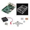 Raspberry Pi 3 Model B + V31 Ακρυλική Θήκη + Ανεμιστήρας + 3 Ψύκτρες - Πράσινο Raspberry Pi 3 Model B + V31 Ακρυλική Θήκη + Ανεμιστήρας + 3 Ψύκτρες - Πράσινο