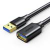 Ugreen USB 3.0 Cable USB-A male - USB-A female Μαύρο 0.5m (30125)